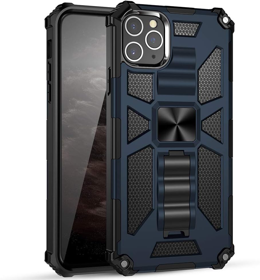 SOKAD iPhone 11 Pro Max Case Military Grade 15ft. Drop Tested Protective Armor Case with Kickstand Compatible with Apple iPhone 11 Pro Max 6.5 Inch 2019 - Royal Blue