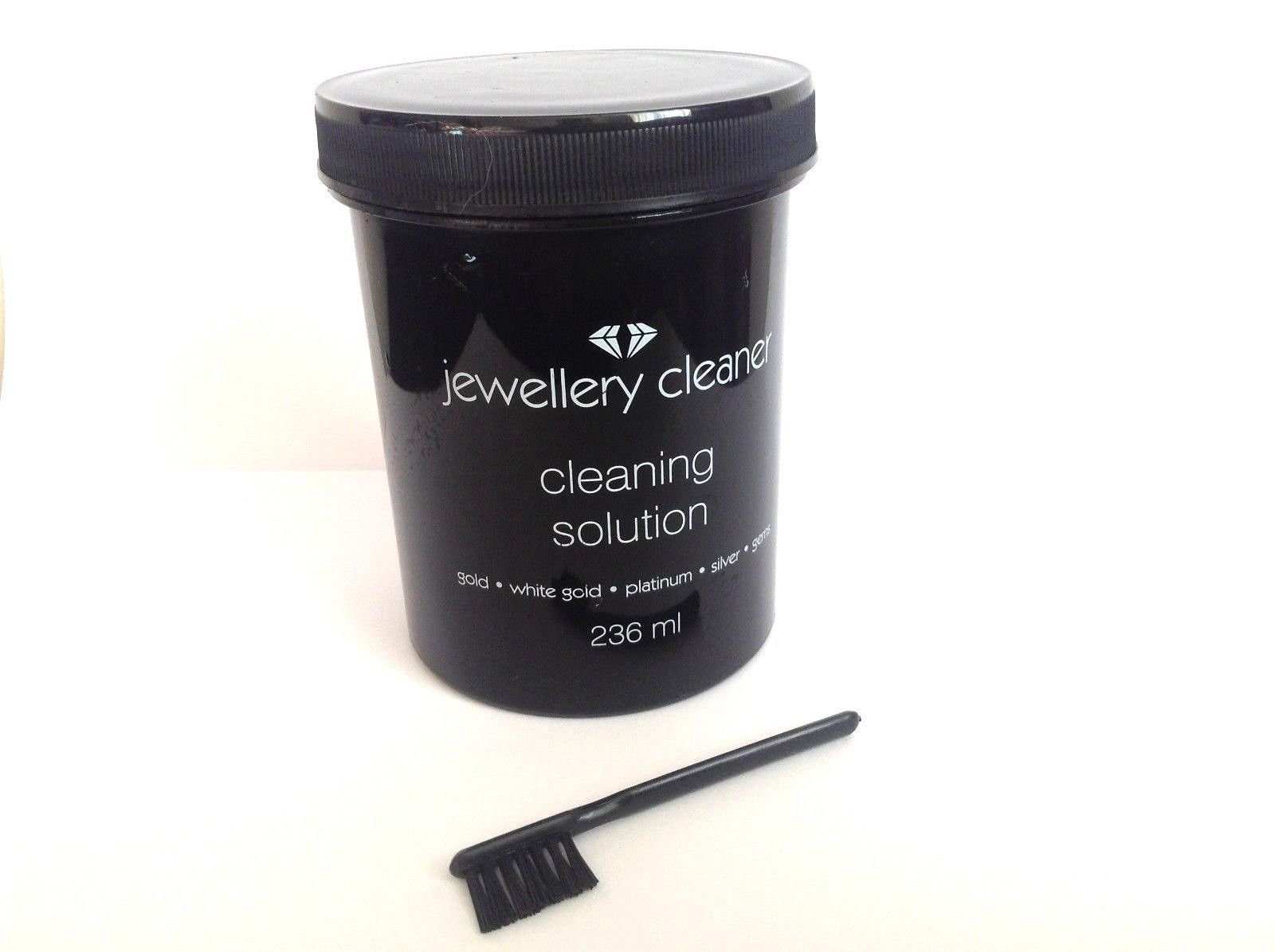 Jewellery Cleaner Cleaning Solution for Gold, White Gold Silver,Platinum & Gems