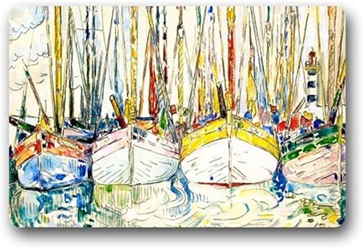 lxjlz Alfombra de Entrada Alfombras de Tela y Goma Antideslizantes para