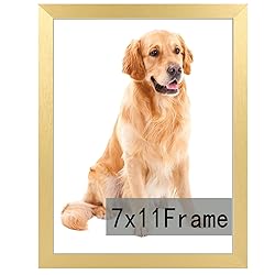 RUN HELIX 7x11 Picture Frame Gold for Wall Hanging