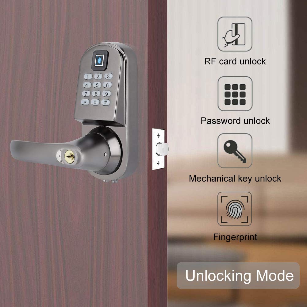 TCL Smart Lock D1 Pro Palm Vein Lock Serratura Per Porta D'ingresso Senza Chiave Batteria Ricaricabile Aggiornata Porta D'ingresso Smart Lock Funziona Con Alexa - Foto 6