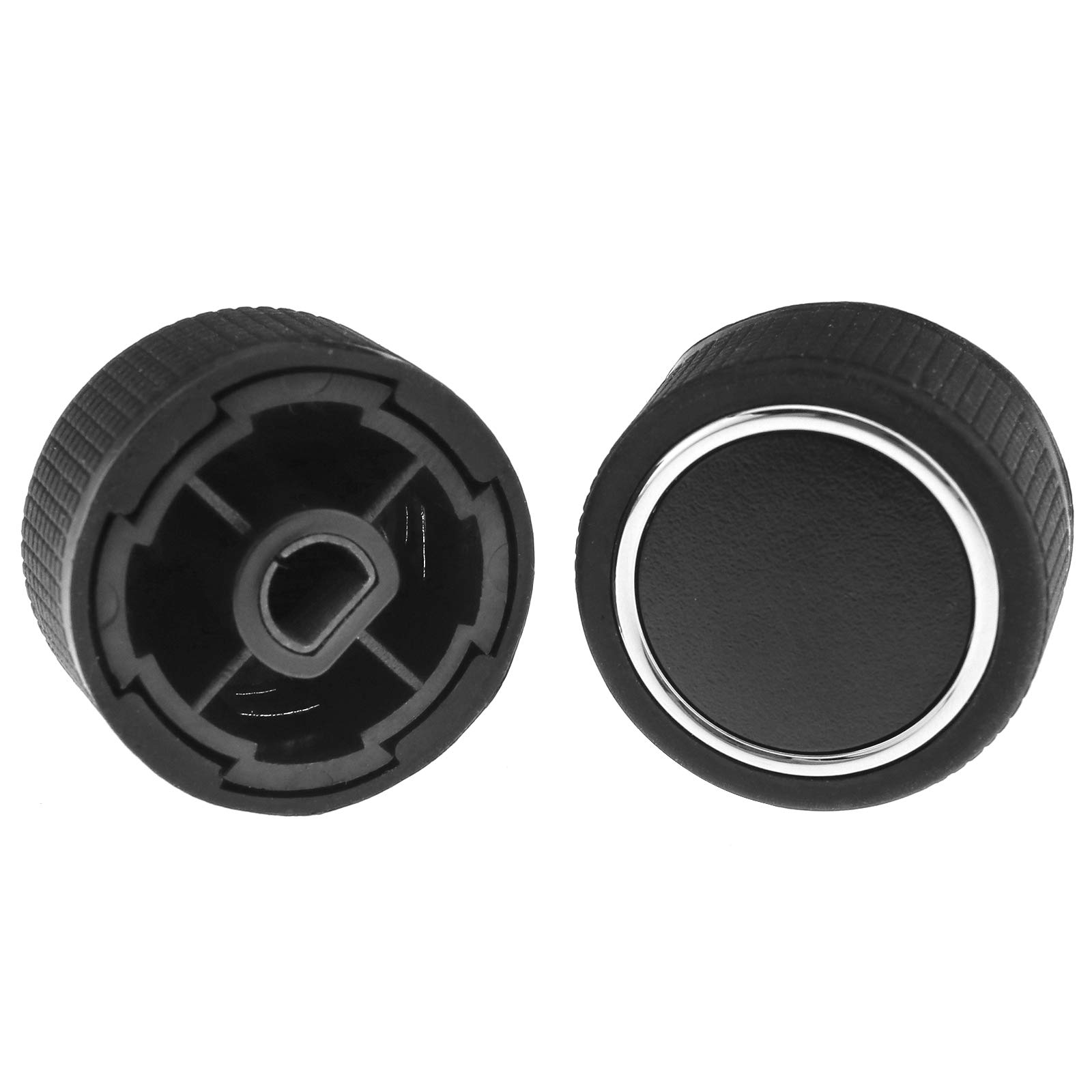 1 Pair Car Control Knobs Rear Radio Air Conditioner Volume Control Knob Button 22912547 Compatible with Chevrolet Compatible with GMC Compatible with Cadillac