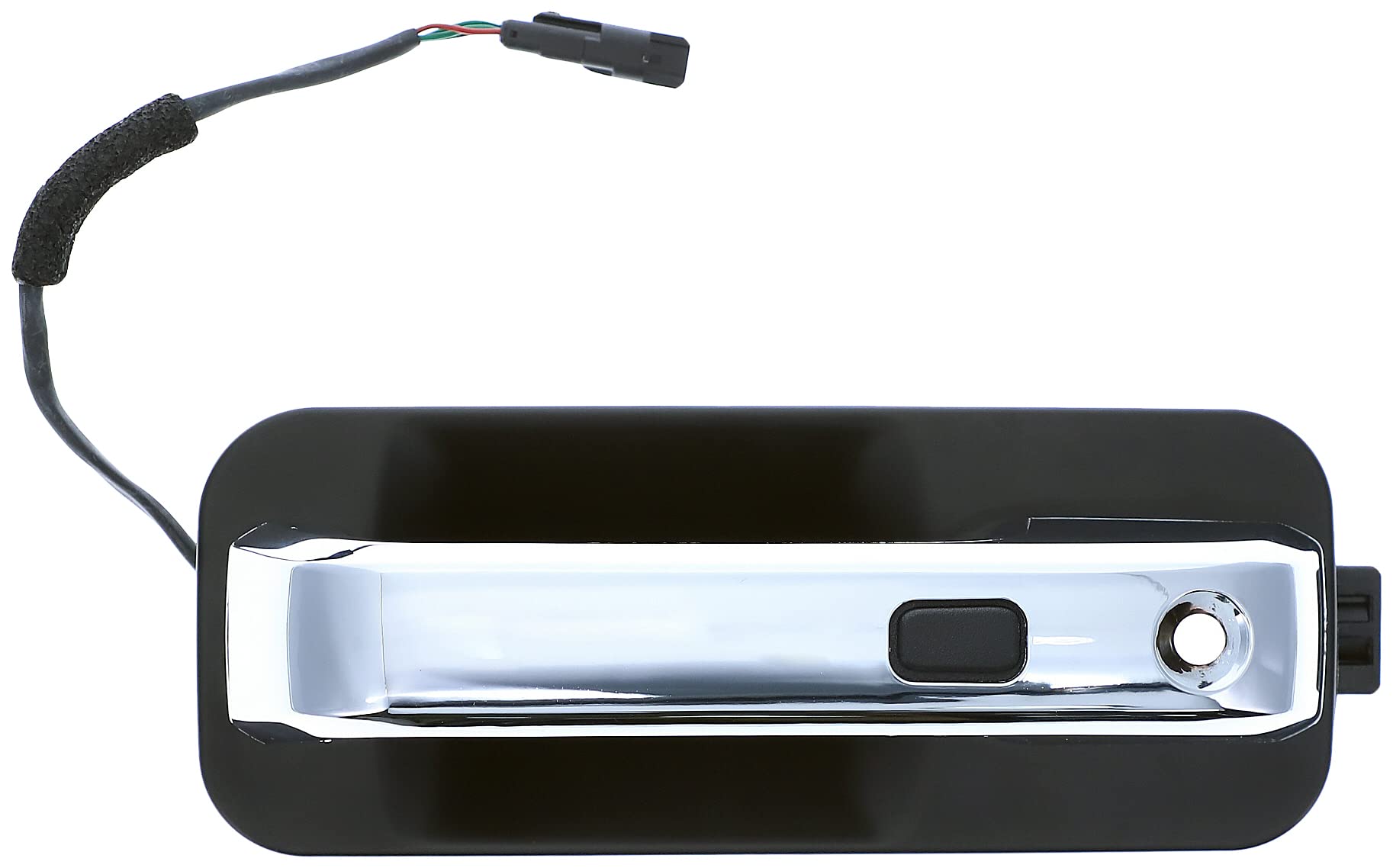 Photo 1 of Dorman 97981 Front Driver Side Exterior Door Handle Compatible with Select Ford Models, Black, Chrome