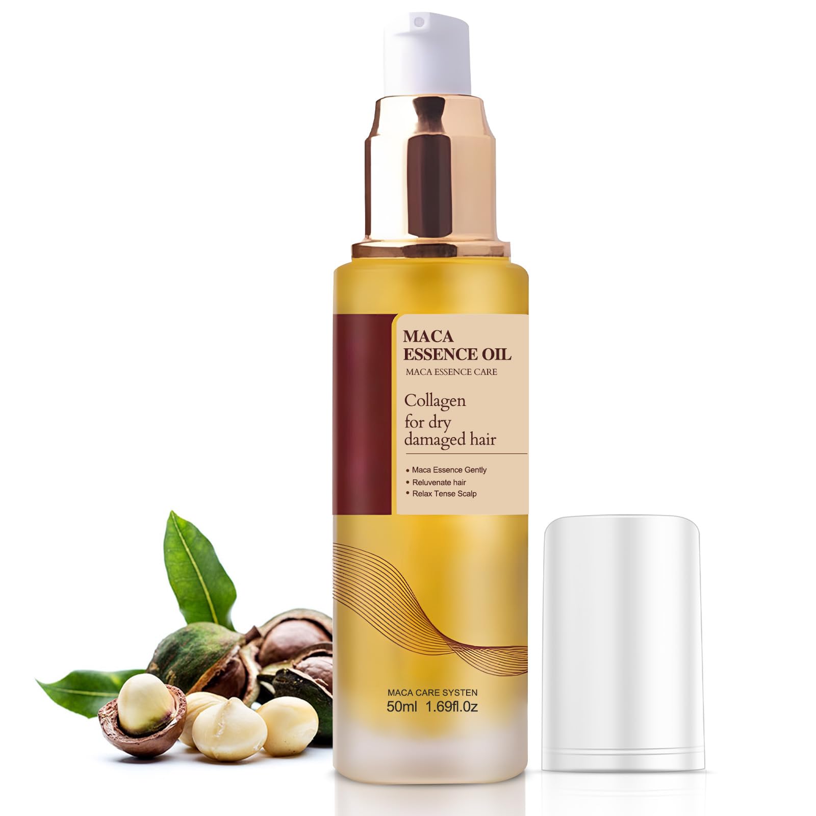 Huile D'Argan Marocaine - Elixir Capillaire Crème à L'Huile - Nourrissant & Réparateur