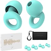 Noise Canceling Earplugs for Sleep and Concentration– New Flexible Earplugs for Better Attenuation–2 Pair Reusable –Deal for 