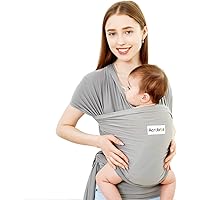 Acrabros Baby Wrap Carrier,Hands Free Baby Carrier Sling,Lightweight,Breathable,Softness,Perfect for Newborn Infants and Babi