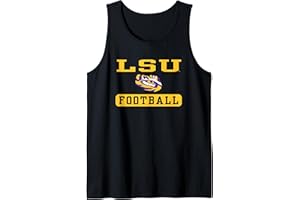 ELITE AUTHENTICS LSU Tigers Apparel Football Officially Licensed Tank Top