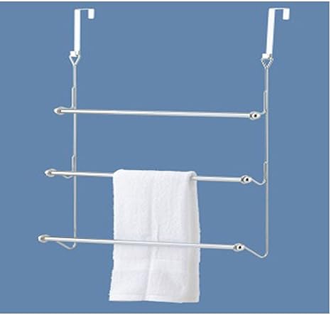 Ginsonware Chromed Over The Door Towel Rack 22 5 Wx 4 Dx 26 H