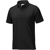 MAGCOMSEN Men's Polo Shirts Short Sleeve Dry Fit Golf Shirts Moisture Wicking Performance Athletic Casual Collared Shirt