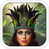 Aukmla Peacock Feather Headband Black Carnival Feather Headpiece Headdress for Women