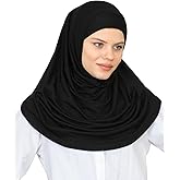 Prien Chic Ready To Wear Hijab For Women, Muslim Long Turban Undercap Set, Instant Scarf, Prayer Clothes For Girls, Abaya