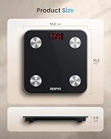 RENPHO Weighing Scales Bluetooth Body Fat Scale with App 396lb Capacity view 8