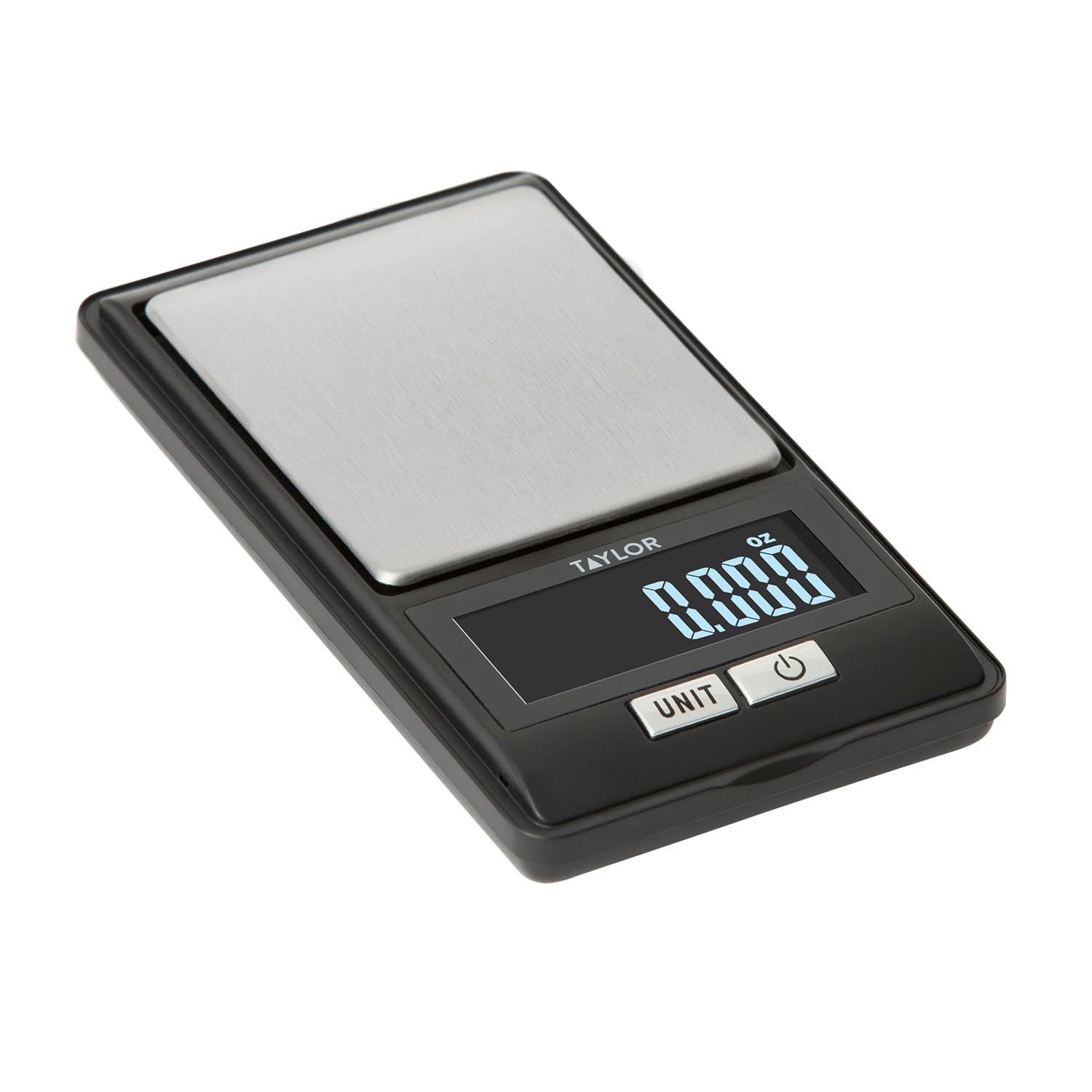 Taylor High-Precision Digital Portioning Scale with Cover, 16OZ/500G, Black