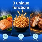 Philips Airfryer 5000 Series Dual Basket Steamfry 9L RapidAir Plus view 3