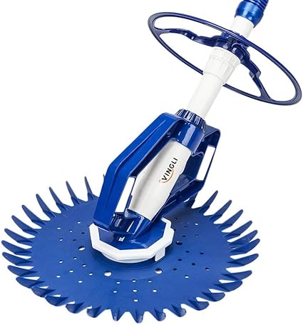 vingli aspiradora automatica para piscina enterrada con ventosa de limpieza azul oscuro