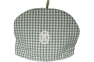 BAOZOON Tea Cosy Cover Cotton Teapot Dust Cover for Keeping Warm Retro Printed Tea Pot Decor Cover Breakfast Warmer Insulated Tea Cozy for Kitchen Home Tea Pot(Green)
