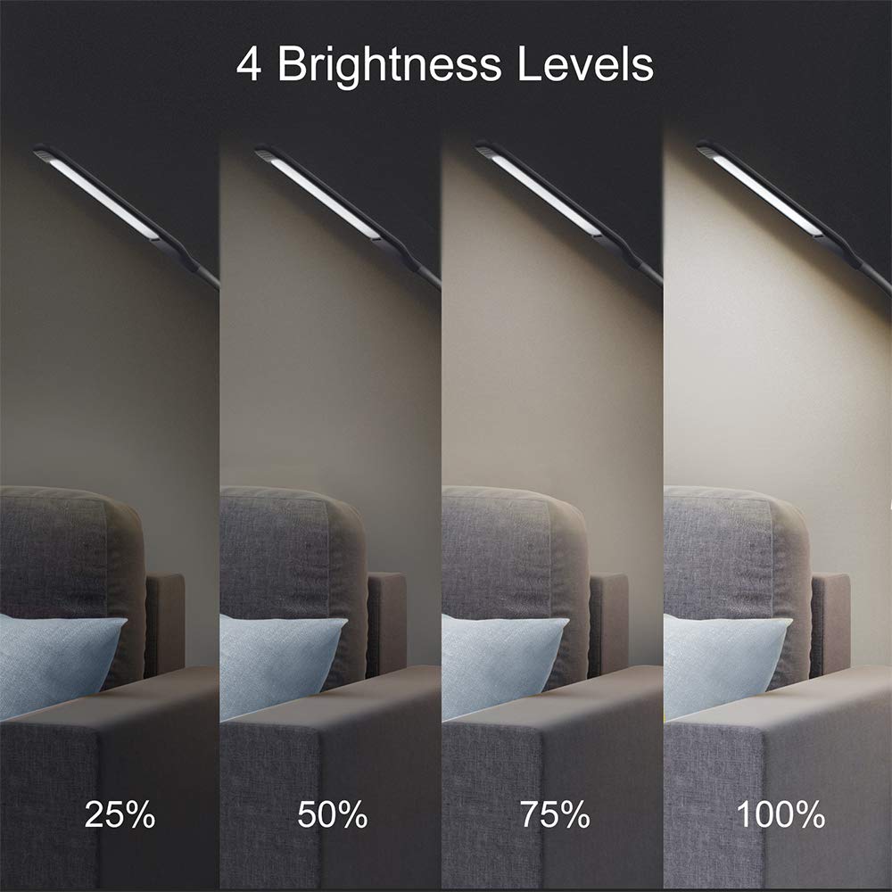 Miroco LED Floor Lamp with 4 Brightness Levels & 4 Colors Temperatures