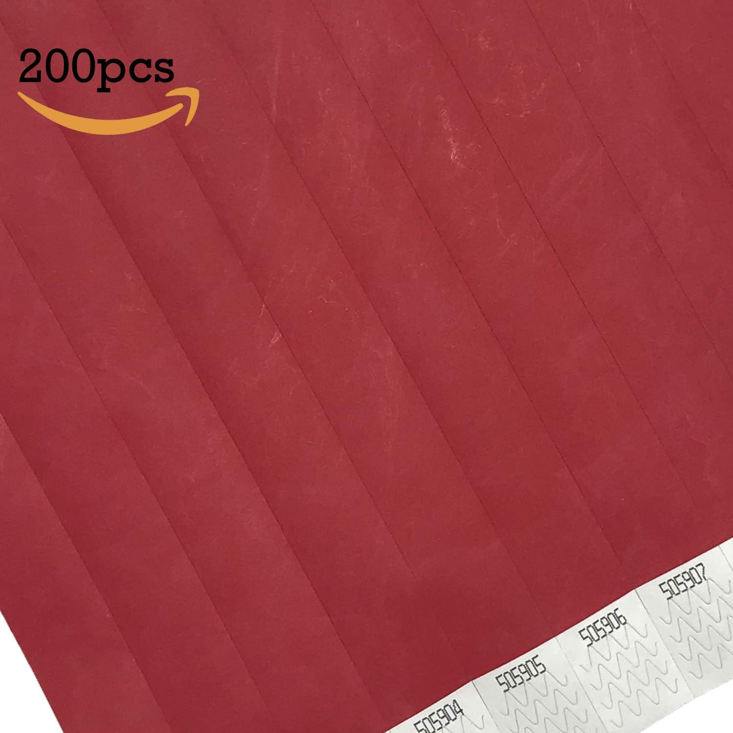 Wristbands for Events with Identification, Red - Image 4