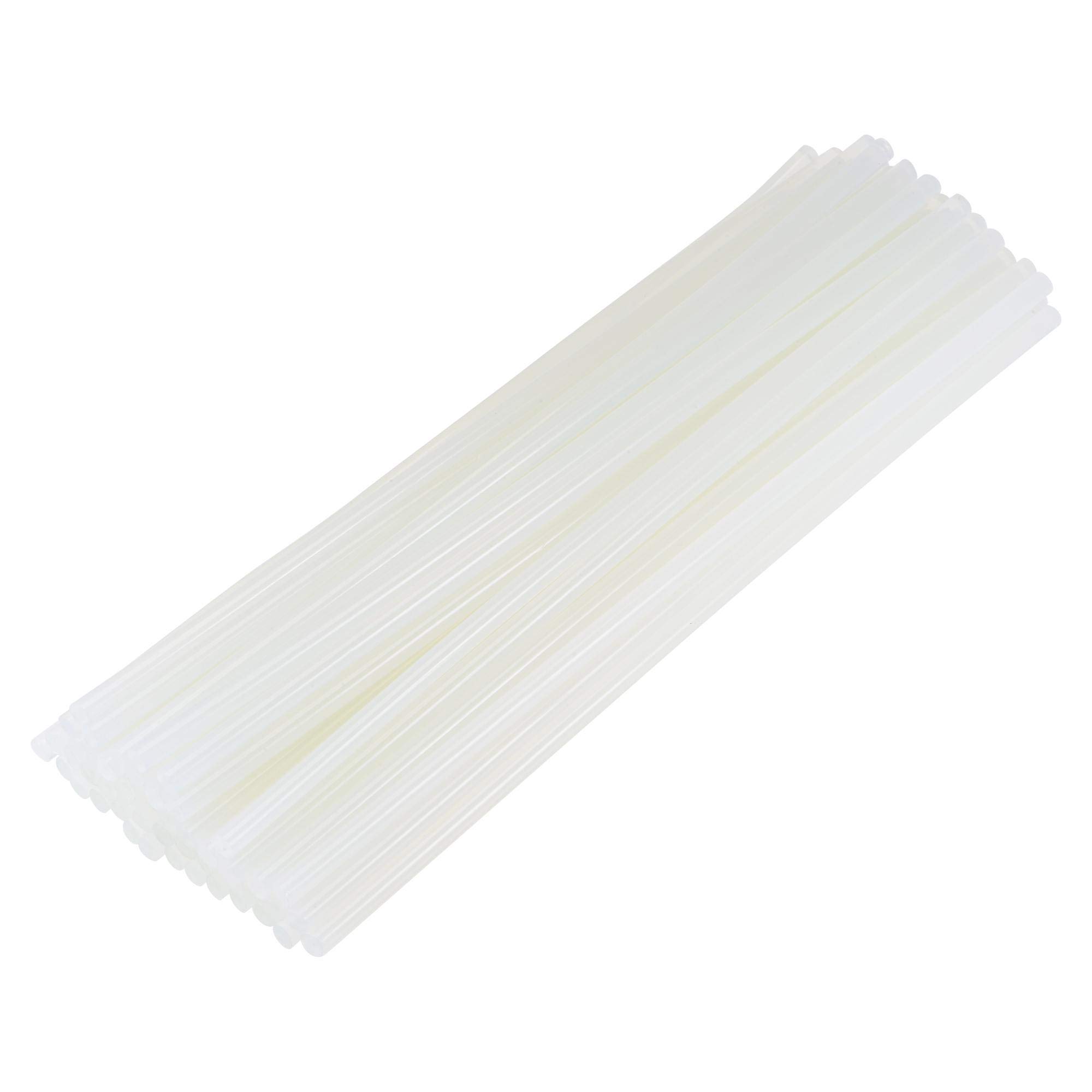sourcing map 48pcs Mini Hot Glue Gun Sticks 12-inch x 0.27-inch for Glue Guns, Clear