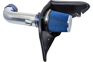 RTUNES RACING Cold Air Intake System with Heat Shield Kit + Filter Combo BLUE Compatible For 10-15 Chevy Camaro SS V8 6.2L