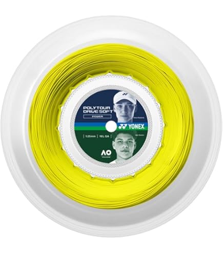 Amazon.com : YONEX Poly Tour Pro String Reel - Yellow, 1.2