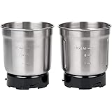 SHARDOR Removable Stainless Steel Bowls for Electric Coffee and Spice Grinder, 70g, Silver