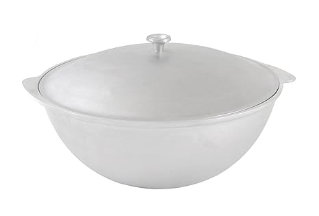 Kazan Asien Topf Tatarskij mit Deckel Kasan WOK 6 Liter Aluguss
