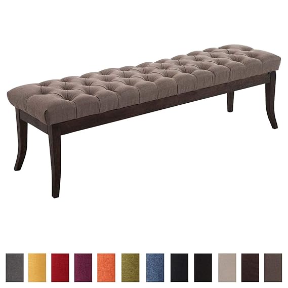 CLP Sitzbank Ramses mit hochwertiger Polsterung und Stoffbezug I Bank