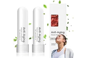 ISRONUY Alzclipp Inhaler, Alzclipp Memory Boost, Alzclipp Anti-Aging Nasal Inhalation for Women Men (2pcs)