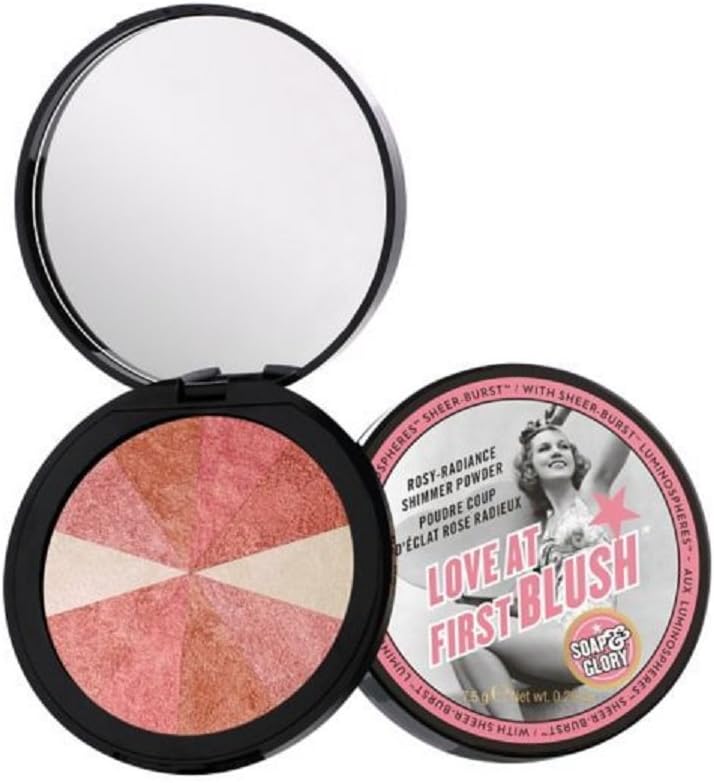 Soap & Glory Love At First Blush Palette Metallic Shimmer Pink 7.5g