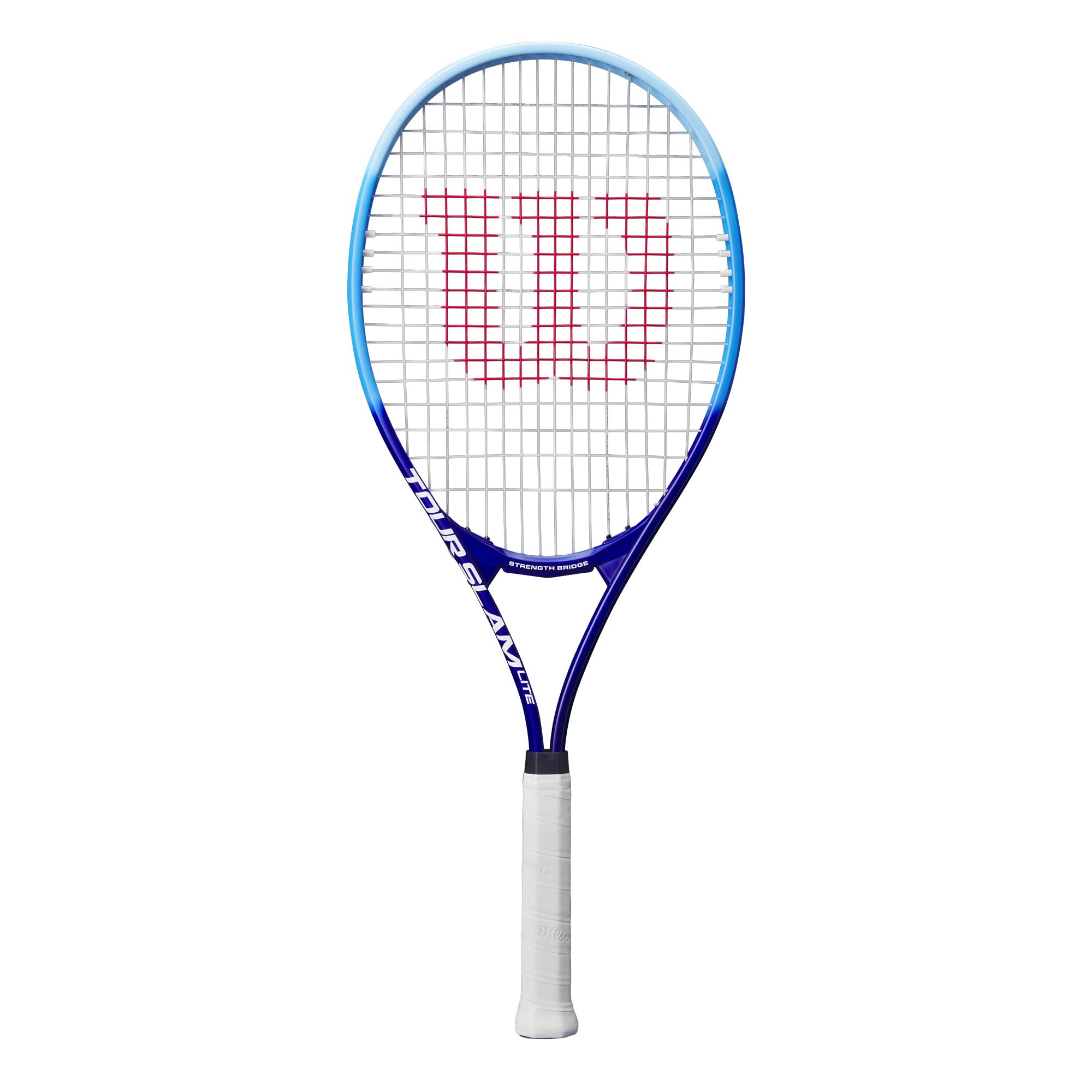 wilson Tour Slam Lite Tennis Racket, Aluminium, Head-Light (grip-heavy) balance, 291 g, 69.9 cm length, Red, 3