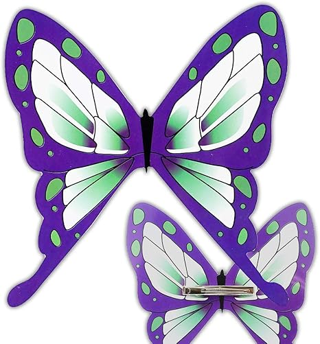 Amazon Basta 鬼滅の刃 胡蝶しのぶ 髪飾り ヘアアクセサリー キャラクター コスプレ 仮装 小道具 17 5cm 19cm コスプレ 仮装 通販