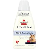 Bissell Little Green PET OXY Spot &amp; Stain Free &amp; Clear Portable Deep Cleaner Formula, 32 fl. oz, 4310