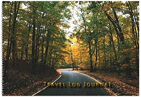 Caravan and Motorhome Owners, Travel Record Log and Journal Forest Road (Design 2)