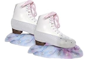 1 Pair Skate Covers Soft Plush - Ice Skate Soakers Covers Protector - Water Absorbing Ice Skating Accessories for Men Women