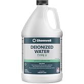 Chemwell Type II Deionized Water (1 Gallon) - ASTM/ACS Certified High-Purity Water for Electronics, Laboratory, Cosmetic &amp; Home Use