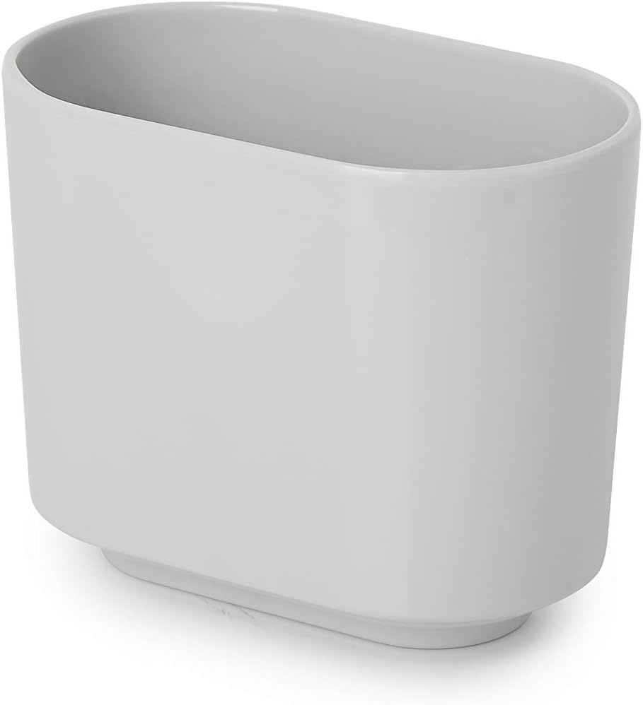 Basics 4-Piece Bathroom Accessories Set, Smooth Grey: Home & Kitchen