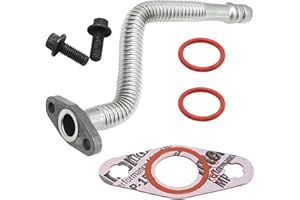 laffoonparts 5.9L Oil Return Drain Line Turbo Oil Return Line, Replacement for Dodge Cummins 5.9L Diesel 2004 2005 2006 2007, Replaces 5135786AB 3970875