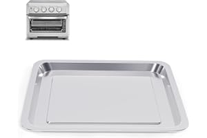 GENERIC Stainless Steel Baking Tray Pan Compatible with Cuisinart Toaster Oven Tray,Suitable for Cuisinart Air Fryer TOA-060 and TOA-065