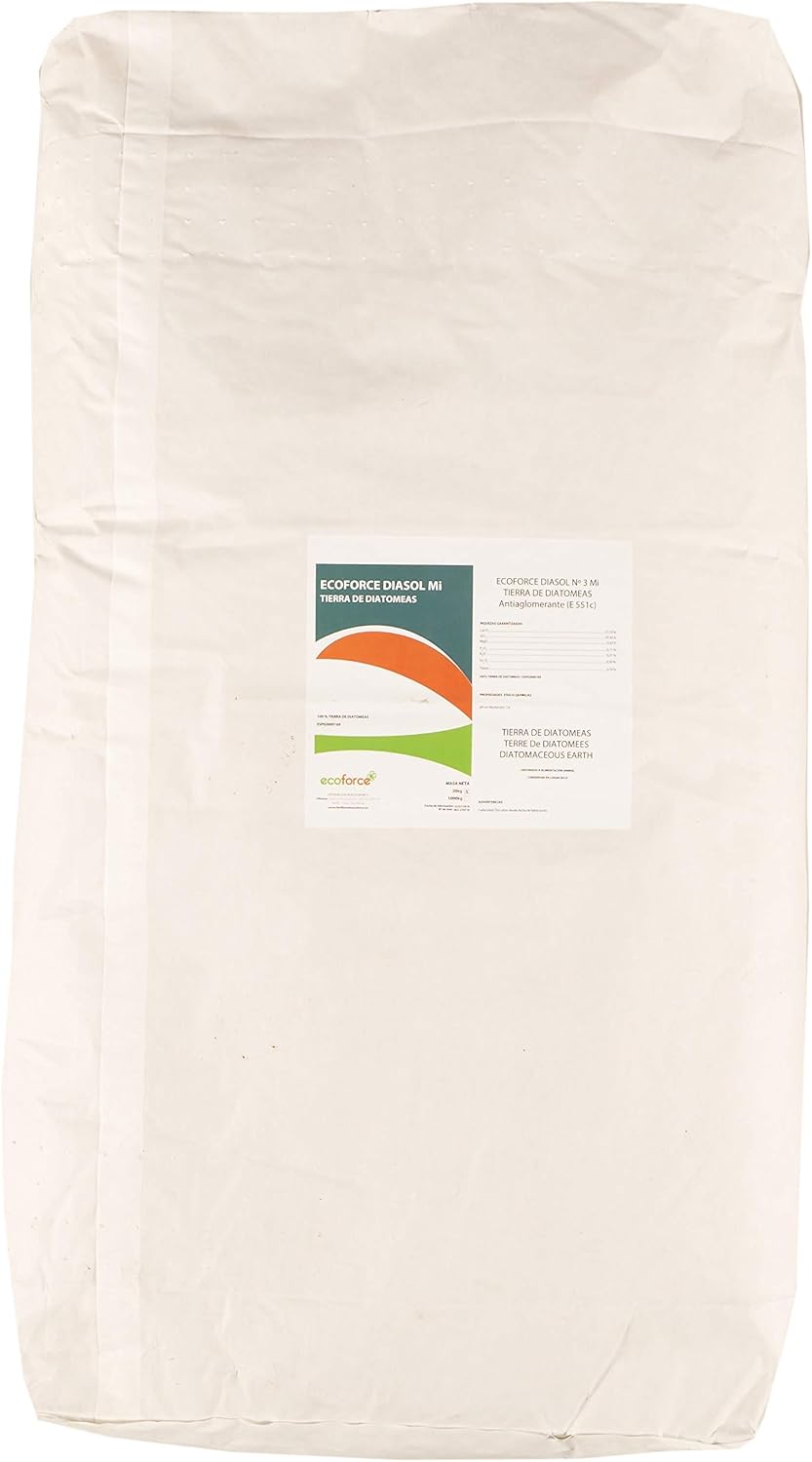 CULTIVERS Tierra de Diatomeas 20 kg Micronizada. 100% Natural y ...