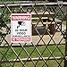 Video Surveillance Sign, MOLAER 3-Pack No Trespassing Signs, 10