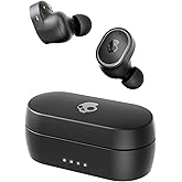 Skullcandy Sesh ANC In-Ear Noise cancelling Wireless Earbuds, 32 Hr Battery, Microphone, Works with iPhone Android and Bluetooth Devices - Black(Renewed) (Renewed)