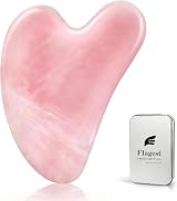 Flagest Rose Quartz Facial Massage Tool Heart Shape