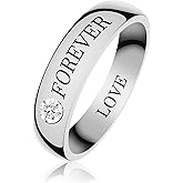 Gold Rings for Women,18K Gold Plated Rings for Women Wedding Band Cubic Zirconia Stackable Rings,Silver Stainless Steel Rings Promise Ring Engagement Ring Jewelry Birthday Gifts for Her,Size 6-10