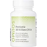 Amazon Brand - Solimo Daily Probiotic, 10 Billion Active Cultures, Supporting Digestive and Intestinal Health, 30 Count (OneM
