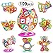 KIDCHEER Magnetic Tiles STEM Toddler Toys 72PCS Kids Magnet Building Blocks Game Educational Stacking Blocks for Boys & Girls