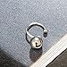 U Studs Faux Pearl Ear Crawler Earrings Cuffs Climber Ear Wrap Pin Vine Non-pierced Charms Clip On Jewelry Grey Pearl