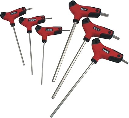 Jeu De Cles A Six Pans Creux Avec Poignee En T 2 6 Mm Amazon Fr Bricolage