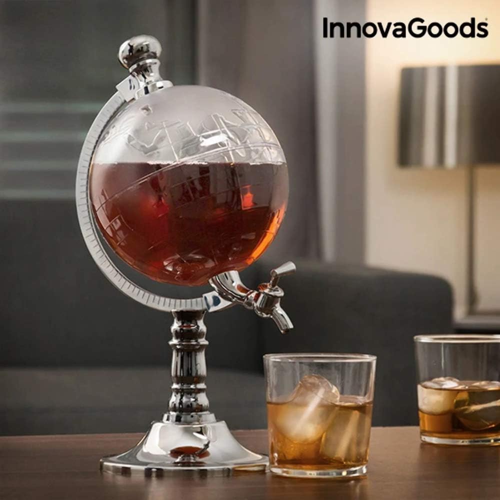 InnovaGoodsGlobe Drinks Dispenser, PMMA, 15 x 20 x 32 cm