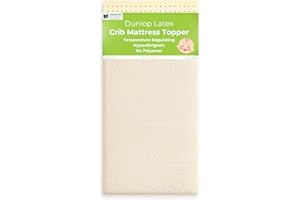 ORGANIC TEXTILES Organic Baby Mattress Topper with Organic Cotton Cover - GOLS/GOTS Certified - Breathable - 3" Bassinet (30"x15")